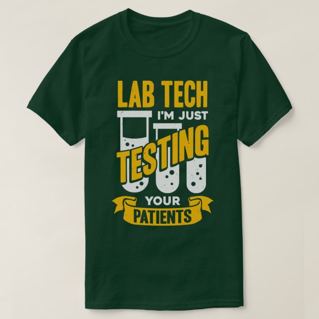 Camiseta Gracioso regalo de Técnico de Laboratorio Técnico  (Diseño del anverso)