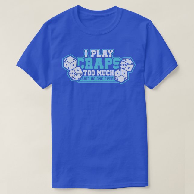 Camiseta Gracioso regalo de tiros de crap (Diseño del anverso)