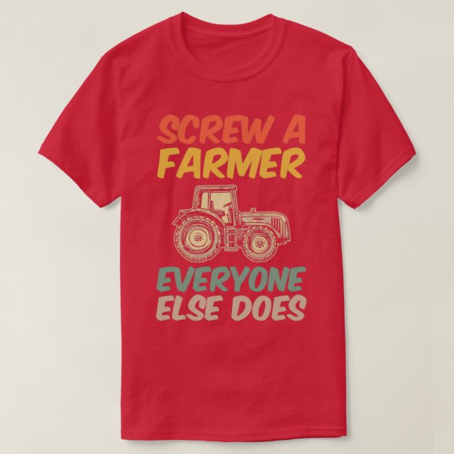Camiseta Gracioso Regalo De Tractores Que Enjuician A Un Ag (Diseño del anverso)
