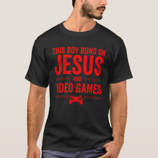 Camiseta Gracioso regalo de videojuego Jesús para niños Gua