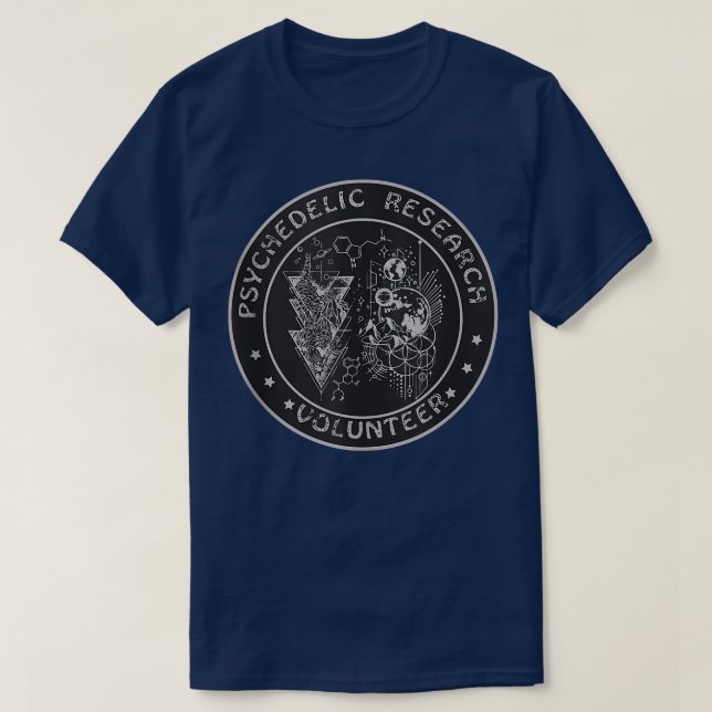 Camiseta Gracioso regalo de voluntario de investigación psi (Diseño del anverso)
