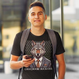 Camiseta Gracioso regalo de Wolf para la aplicación de la l