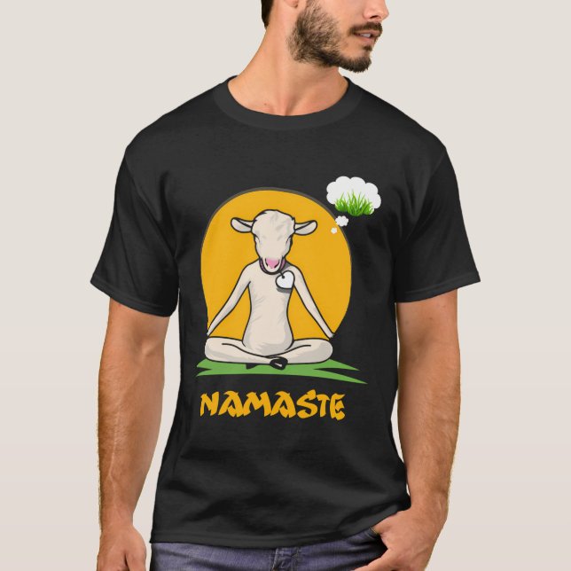 Camiseta Gracioso Regalo De Yoga De Cabra -Cabra De Yoga En (Anverso)