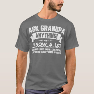 Camiseta Gracioso regalo del Día del Padre 60 Pregúntele al