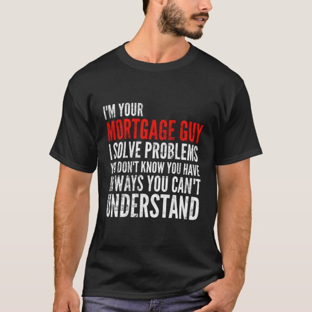 Camiseta Gracioso Regalo Del Día Del Padre Por Préstamo Off (Anverso)