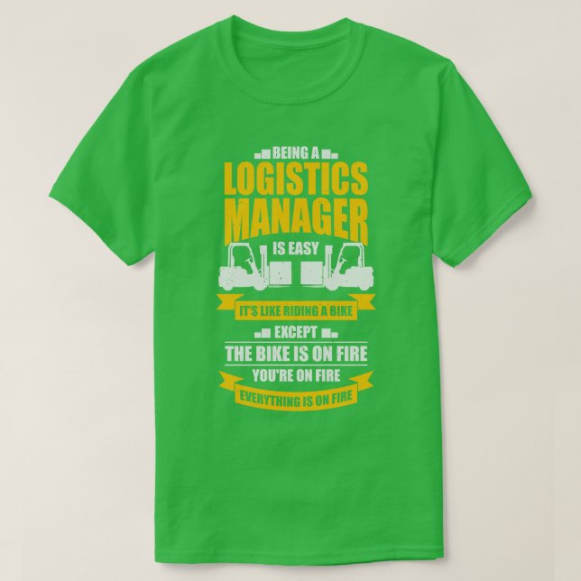 Camiseta Gracioso regalo del director de almacén logístico (Diseño del anverso)