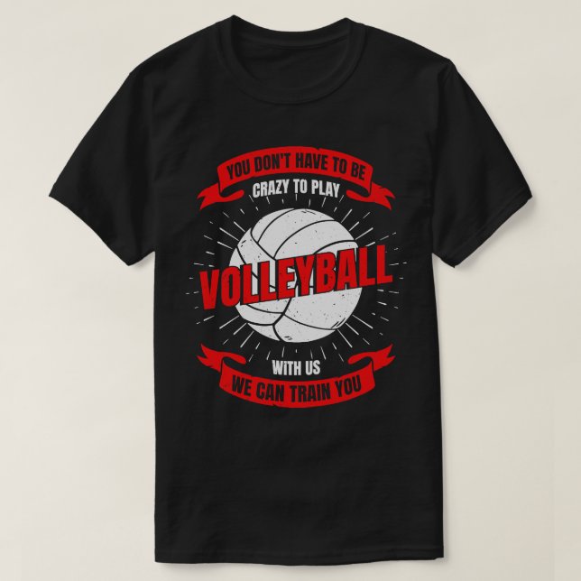 Camiseta Gracioso regalo del equipo de voleibol (Diseño del anverso)