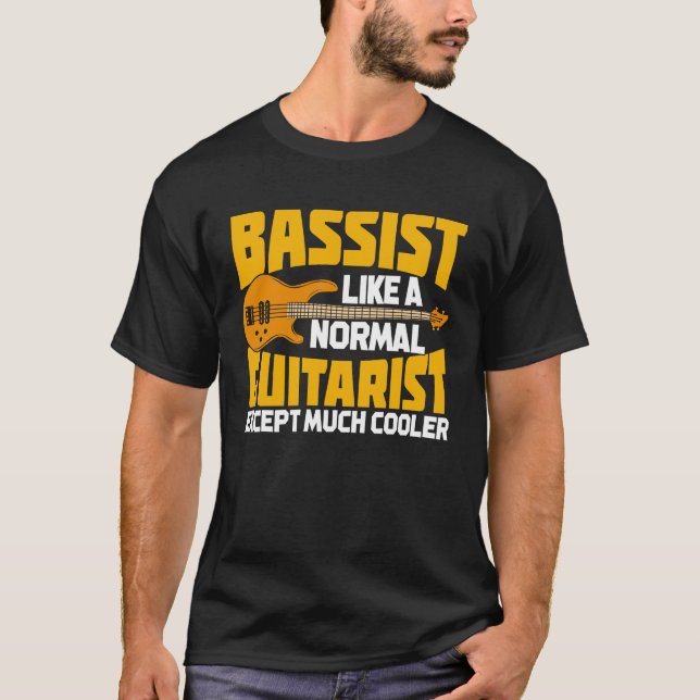 Camiseta Gracioso regalo del jugador Bass BAssistance (Anverso)