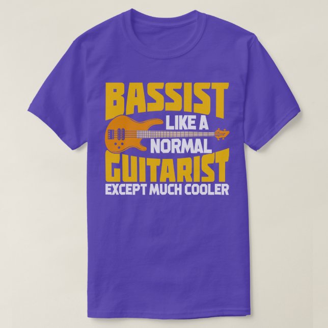 Camiseta Gracioso regalo del jugador Bass BAssistance (Diseño del anverso)