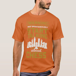 Camiseta Gracioso regalo del jugador de juegos de ajedrez