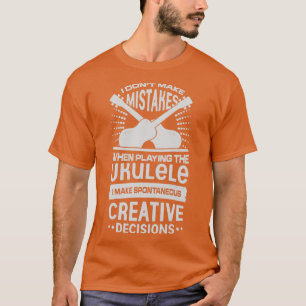 Camiseta Gracioso regalo del jugador de Ukulele