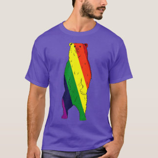 Camiseta Gracioso regalo del mes de orgullo LGBT con la ban
