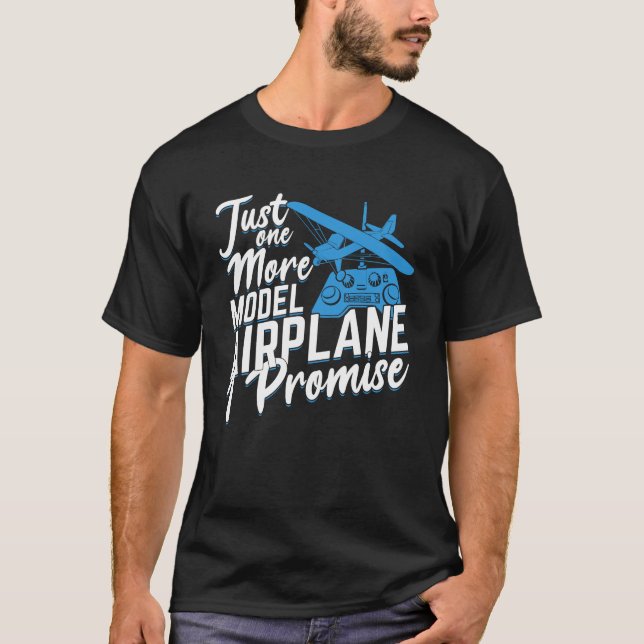 Camiseta Gracioso regalo del piloto del avión RC del avión  (Anverso)