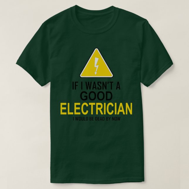 Camiseta Gracioso Regalo Electricista Para Hombres Guay Goo (Diseño del anverso)