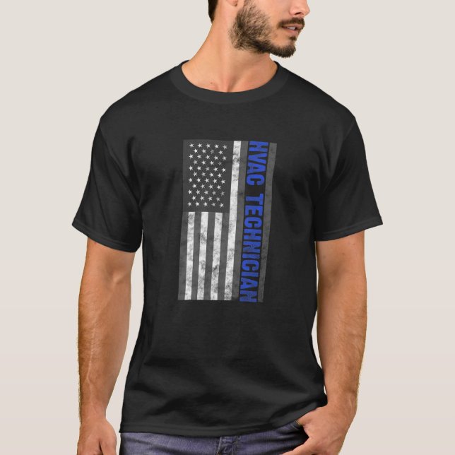 Camiseta Gracioso regalo HVAC para hombres técnico de HVAC  (Anverso)