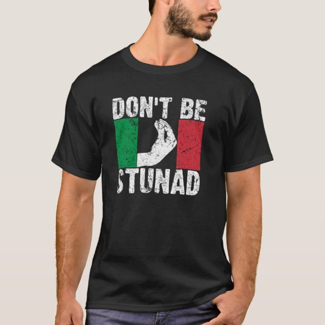 Camiseta Gracioso regalo italiano para hombres y mujeres Gu (Anverso)