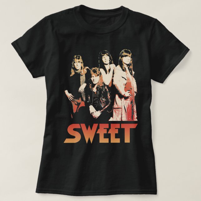 Camiseta Gracioso Regalo La Banda Dulce El Ventilador Clási (Diseño del anverso)