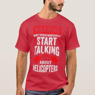 Camiseta Gracioso regalo mecánico del piloto de helicóptero