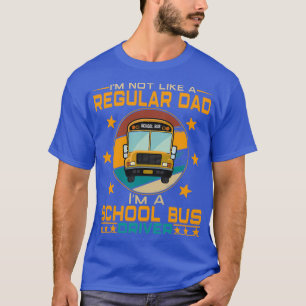 Camiseta Gracioso regalo para conductores de autobús escola