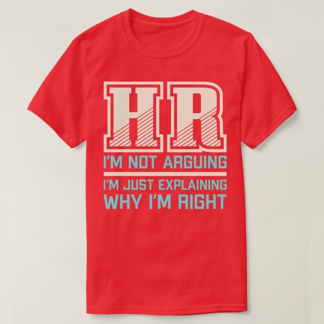 Camiseta Gracioso Regalo Para El Trabajador De Recursos Hum (Diseño del anverso)