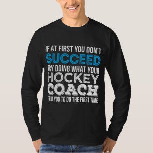 Camiseta Gracioso regalo para entrenador de hockey