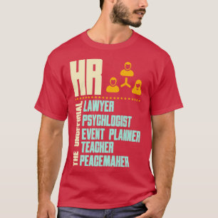 Camiseta Gracioso regalo para la persona de Recursos Humano