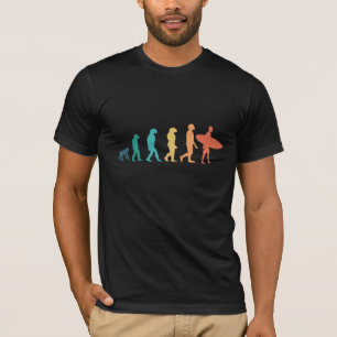 Camiseta Gracioso regalo para los surfistas de la Evolución