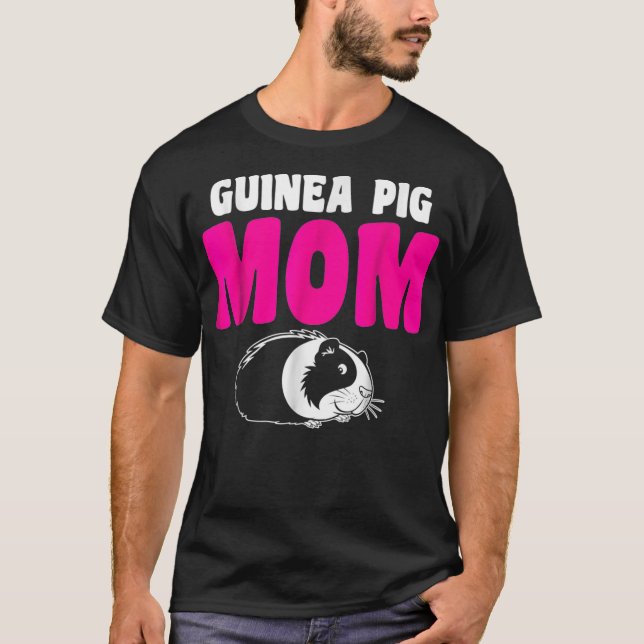 Camiseta Gracioso regalo para mamá de cerdo guineana (Anverso)