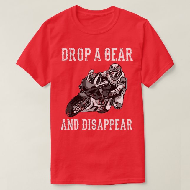 Camiseta Gracioso Regalo Para Motociclistas M (Diseño del anverso)