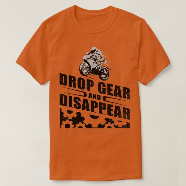 Camiseta Gracioso Regalo Para Motociclistas M (Diseño del anverso)