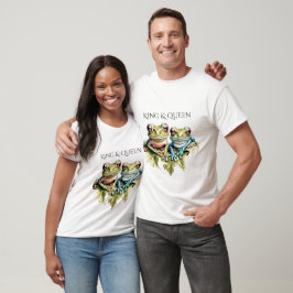 Camiseta Gracioso regalo para pareja con hermosas ranas ric