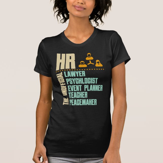 Camiseta Gracioso regalo para persona de Recursos Humanos | (Anverso)