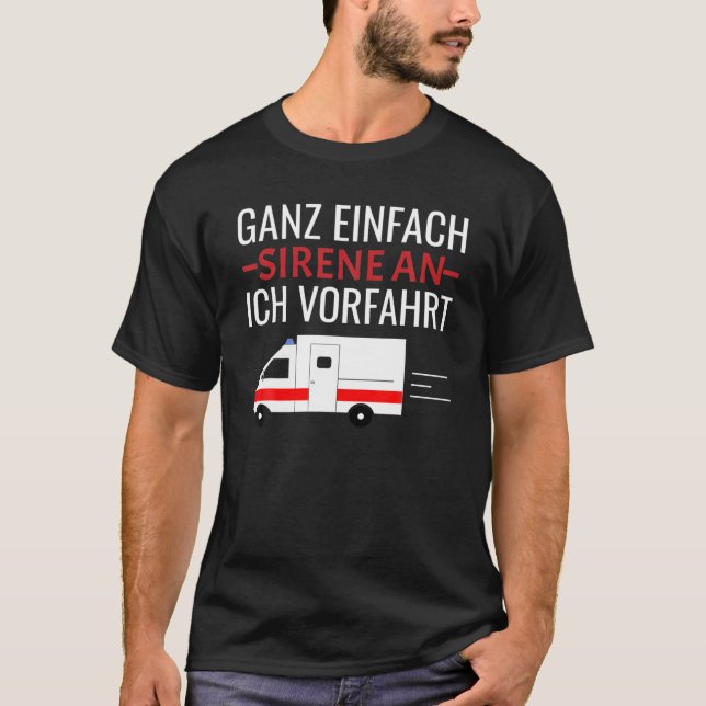 Camiseta Gracioso regalo paramédico paramédico (Anverso)