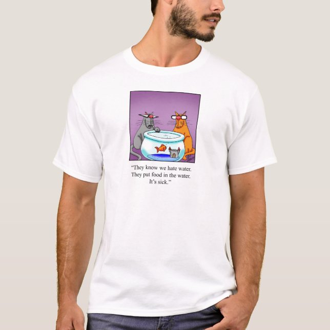 Camiseta ¡Gracioso regalo Personalizado de gatos! (Anverso)