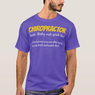 Camiseta Gracioso regalo quiropráctico