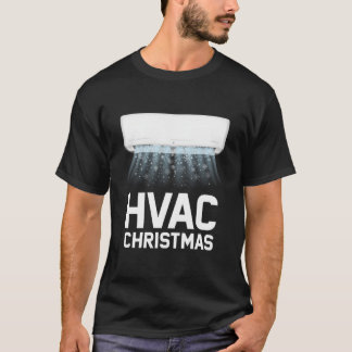 Camiseta Gracioso Regalo Técnico De Hvac Para Navidades