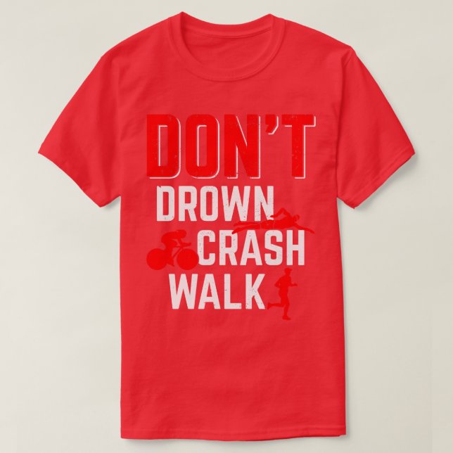 Camiseta Gracioso regalo triatleta Triatlón Triathlet (Diseño del anverso)