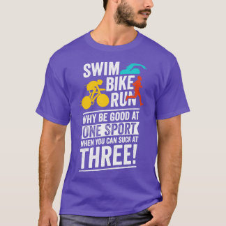Camiseta Gracioso regalo Triatlón Triatlete