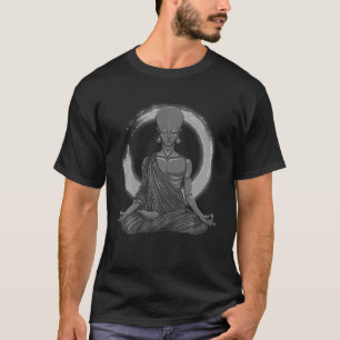 Camiseta Gracioso regalo Zen Alien para hombres mujeres Gua