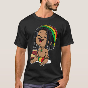 Camiseta Gracioso Reggae Jamaica Música Ragga Reggaeton Rel
