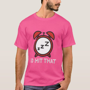 Camiseta Gracioso reloj de alarma que golpearía ese humor d