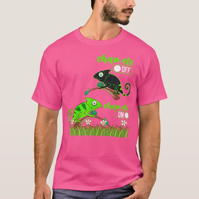 Camiseta Gracioso Reptile Chameleon Chameleoff (Anverso)