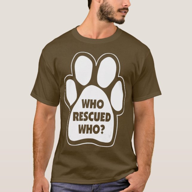 Camiseta Gracioso rescate de perros (Anverso)