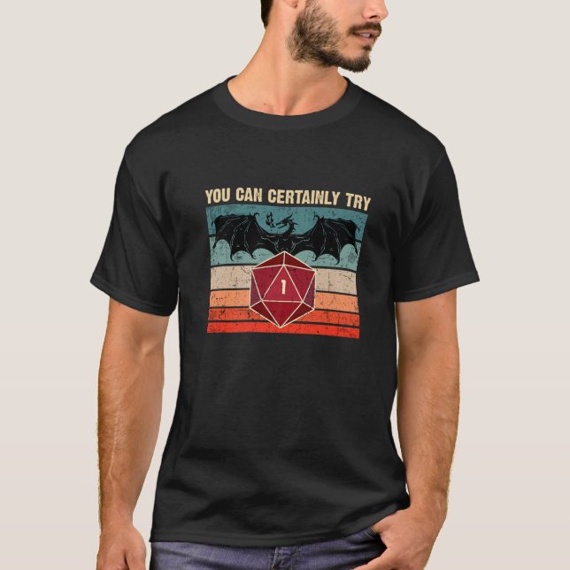 Camiseta Gracioso Retro 80S Que Sin Duda Se Puede Probar -  (Anverso)