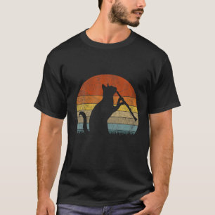 Camiseta Gracioso retro de músico del jugador del Clarinet