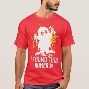 Camiseta Gracioso Retro Encontré Este Humerus Halloween Gho