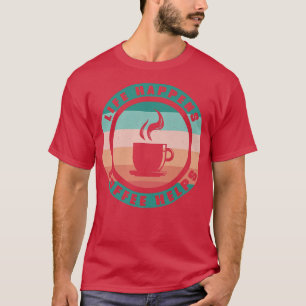 Camiseta Gracioso Retro Fijando La Copa De Café Sun Espress