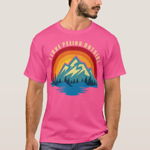 Camiseta Gracioso Retro Me Encanta La Mirada Fuera Del Grac