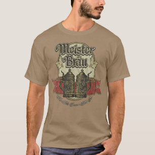 Camiseta Gracioso Retro Meister Brau 1891 Beer Vintage Men'