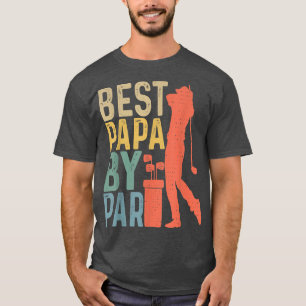 Camiseta Gracioso retro mejor papá de Par Padre's Day Golf